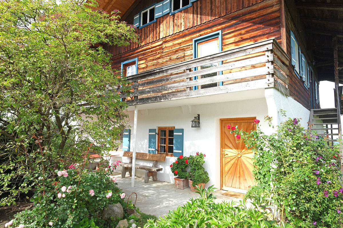 Eingangsbereich der Terrassenwohnung auf dem Labergerhof 